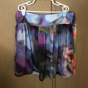 Color blended skirt